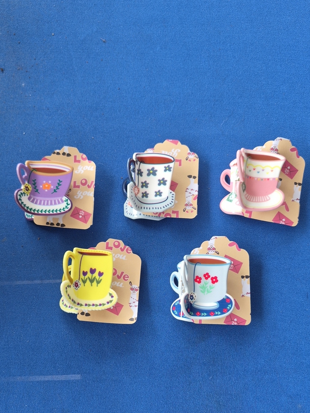 SPILL THE TEA ☕️🌼 claw-clips for Hair 🌼☕️Choose Your DESIGN!  Colorful Acrylic